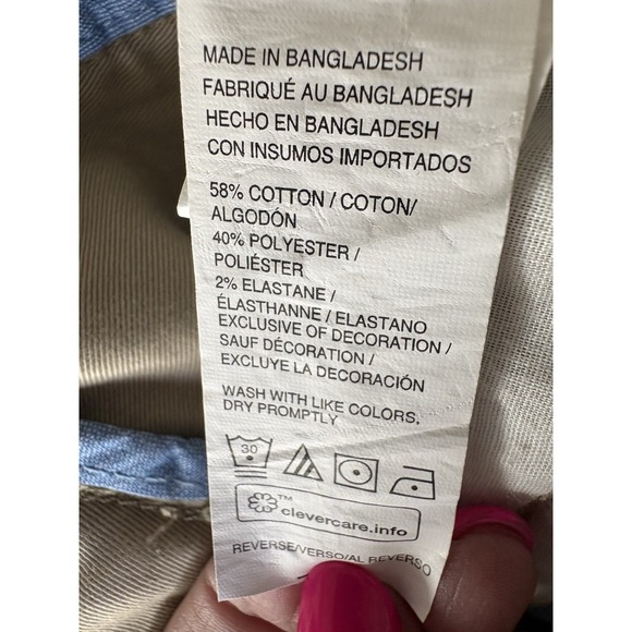 Izod Mens Performance Stretch Non-Iron Pants Size 40x36 Big & Tall New - Picture 6 of 8